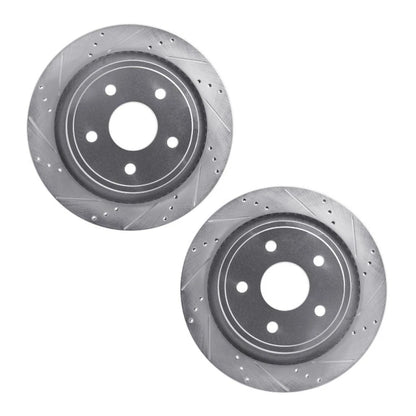 Drilled and Slotted Rotors for Ram 1500 Classic (2019–2024) ALX-PAU-DF-7002-40081-CLA3