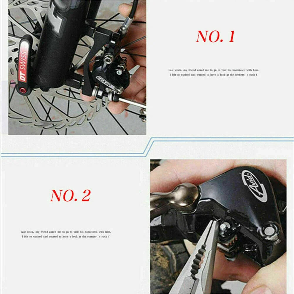 2X Bicycle Resin Disc Brake Pads for Shimano M375 M446 Tektro Auriga Pro