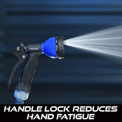 Adjustable Heavy Duty Hose Nozzle with 8 Spray Patterns