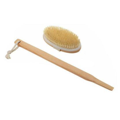 Long-Handled Bath Shower Body Back Scrubber Brush for Spa Use