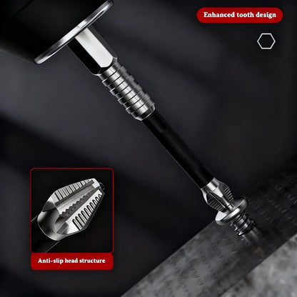 Set of 4 Magnetic Screwdriver Drill Bits - K5 Impact Resistant Non-Slip