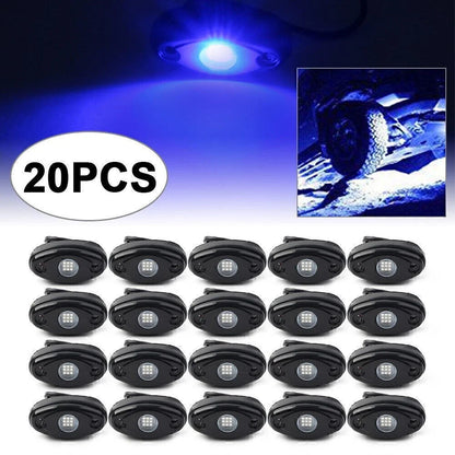 LED Rock Light for Jeep Offroad Truck (2010–2023) - 9W Blue