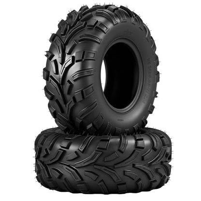 Set of 2 All Terrain 24x9-11 ATV UTV Tires 6 Ply Tubeless