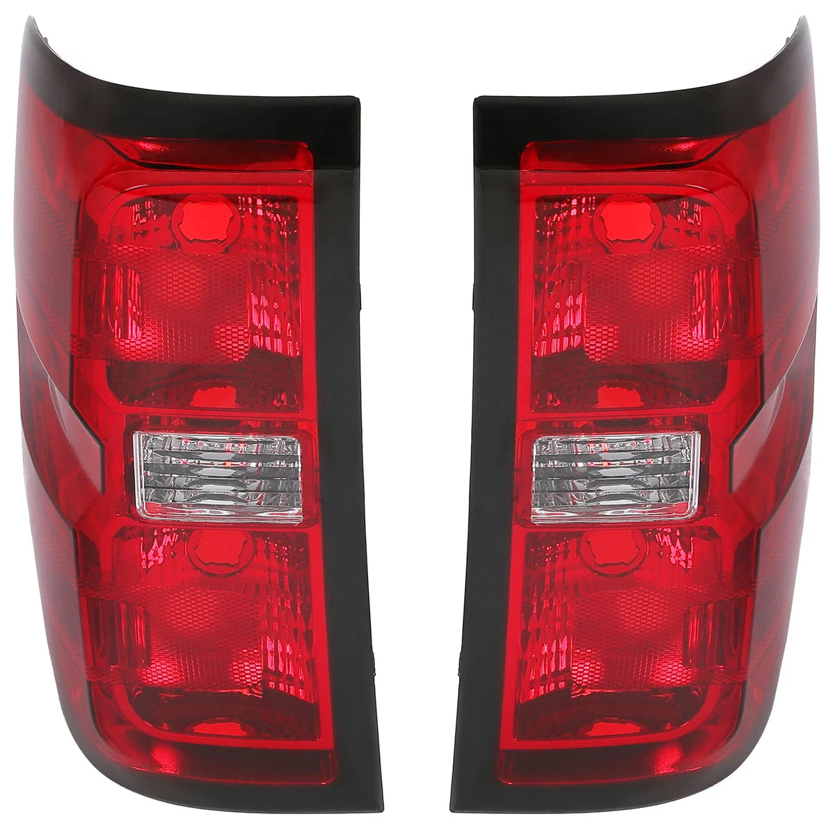 Set of 2 Rear Tail Lights Lamps for Chevy Silverado 1500 2500HD 3500HD (2014–2019)