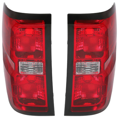 Set of 2 Rear Tail Lights Lamps for Chevy Silverado 1500 2500HD 3500HD (2014–2019)