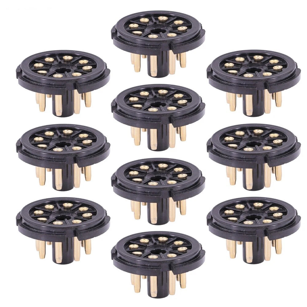 10PCS K8A 8Pin Tube Socket for KT88 EL34 6550 6CA7 6SN7 Audio HIFI