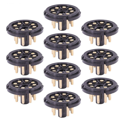 10PCS K8A 8Pin Tube Socket for KT88 EL34 6550 6CA7 6SN7 Audio HIFI