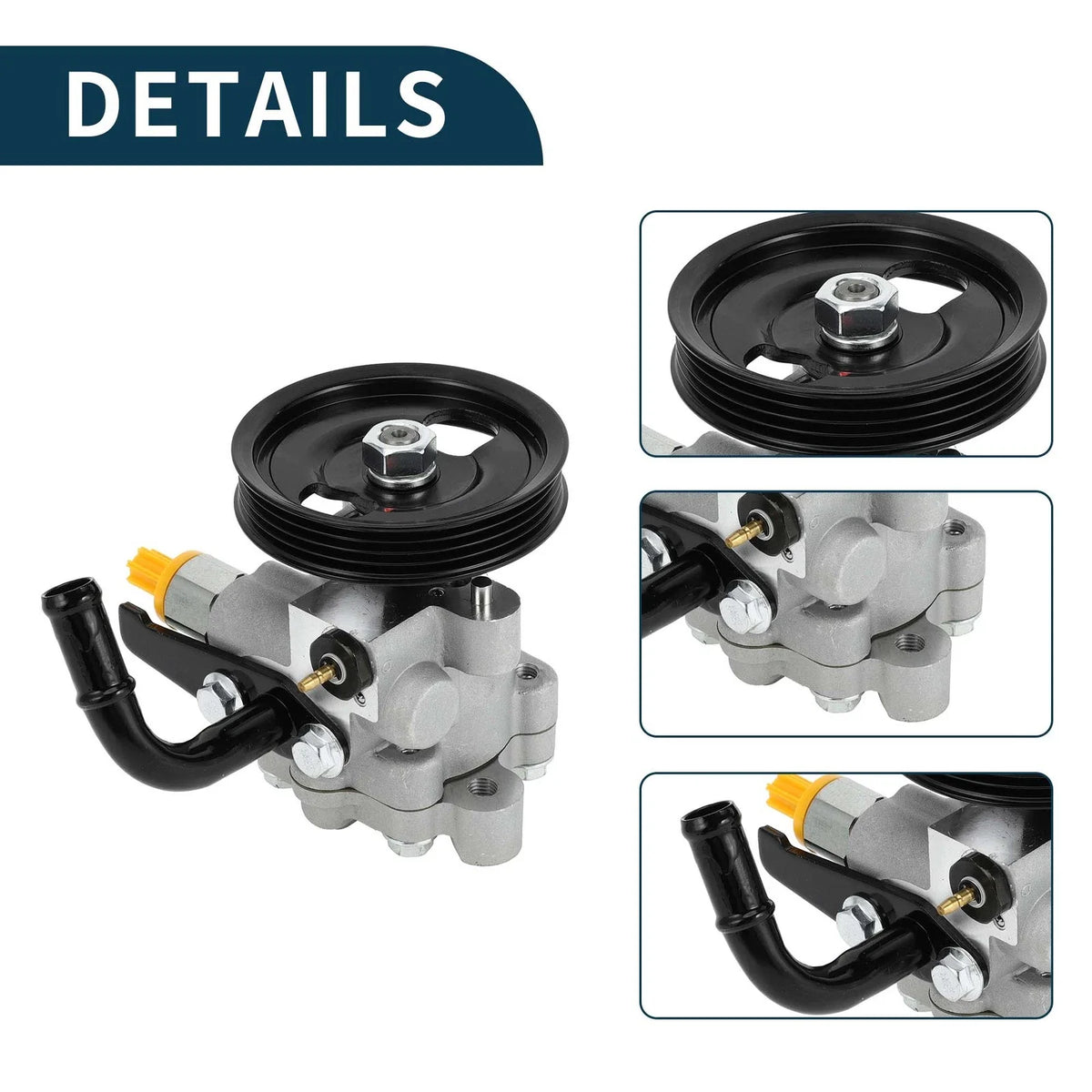 Power Steering Pump with Pulley No. 57100-3E000 for Kia Sorento LX (2003–2006)