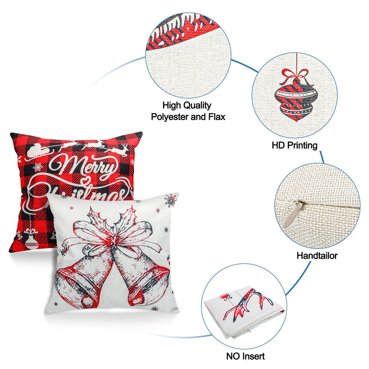 Christmas Pillow Covers for Sofa Couch (2023)