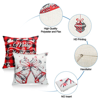 Christmas Pillow Covers for Sofa Couch (2023)