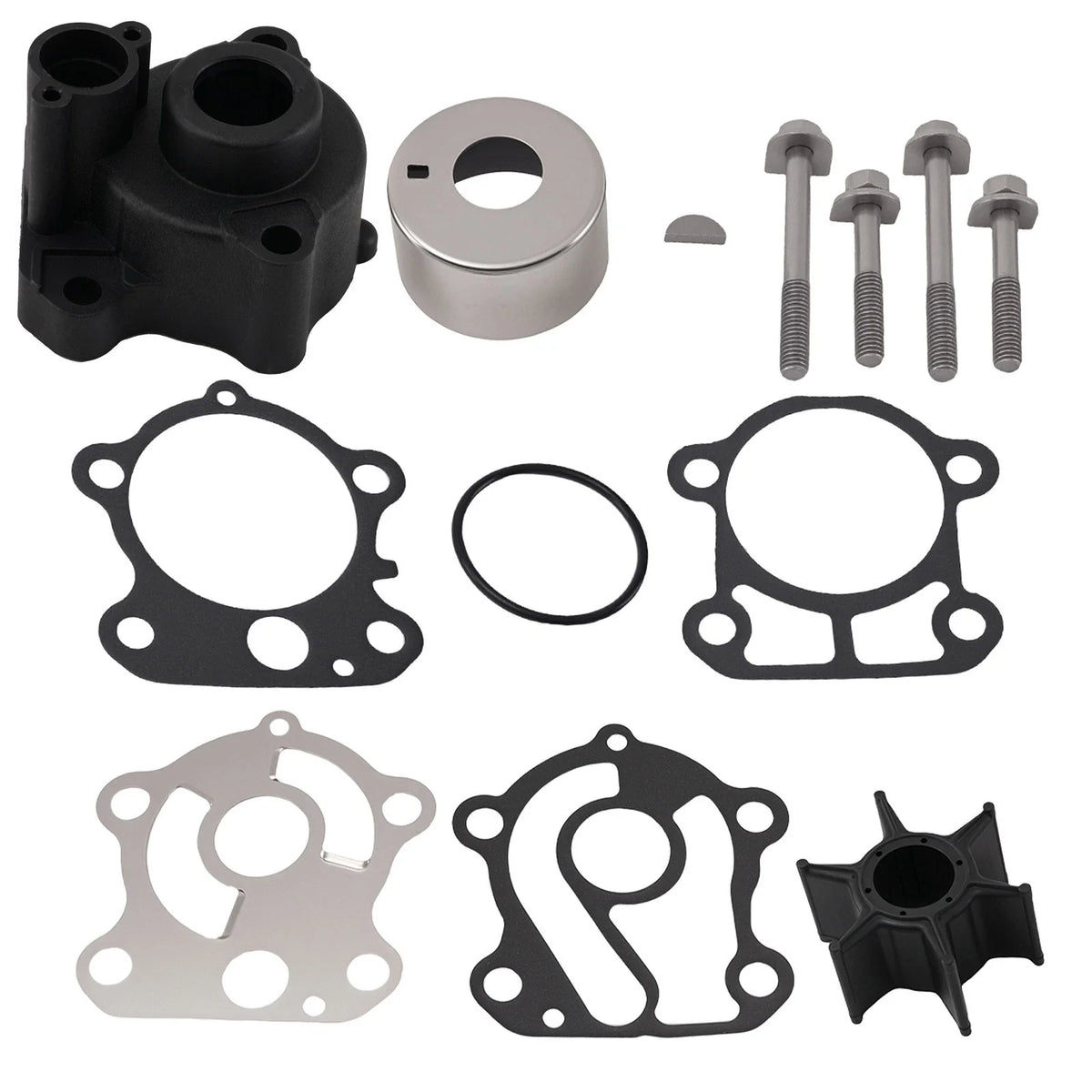 Complete Water Pump Kit with Housing for Yamaha 2-Str 60-90HP (1990–1999) 692-W0078-A0-00