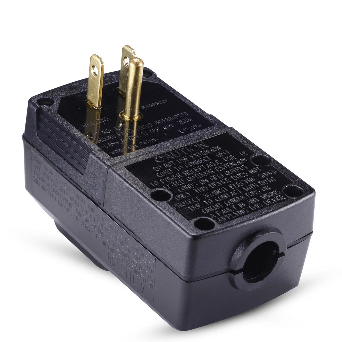 GFCI Plug Replacement 15 Amp 3 Prong Waterproof for Various Applications