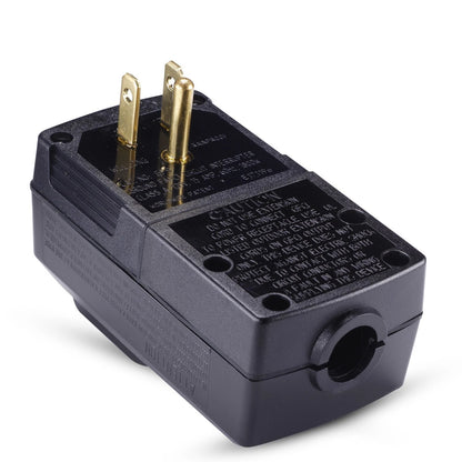 GFCI Plug Replacement 15 Amp 3 Prong Waterproof for Various Applications