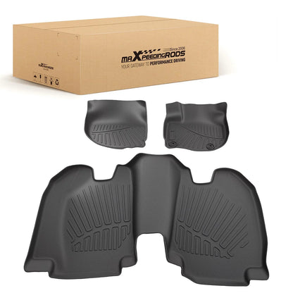 Set of 4 TPE Floor Mats Liner for Honda HR-V (2016–2022) All Weather Black