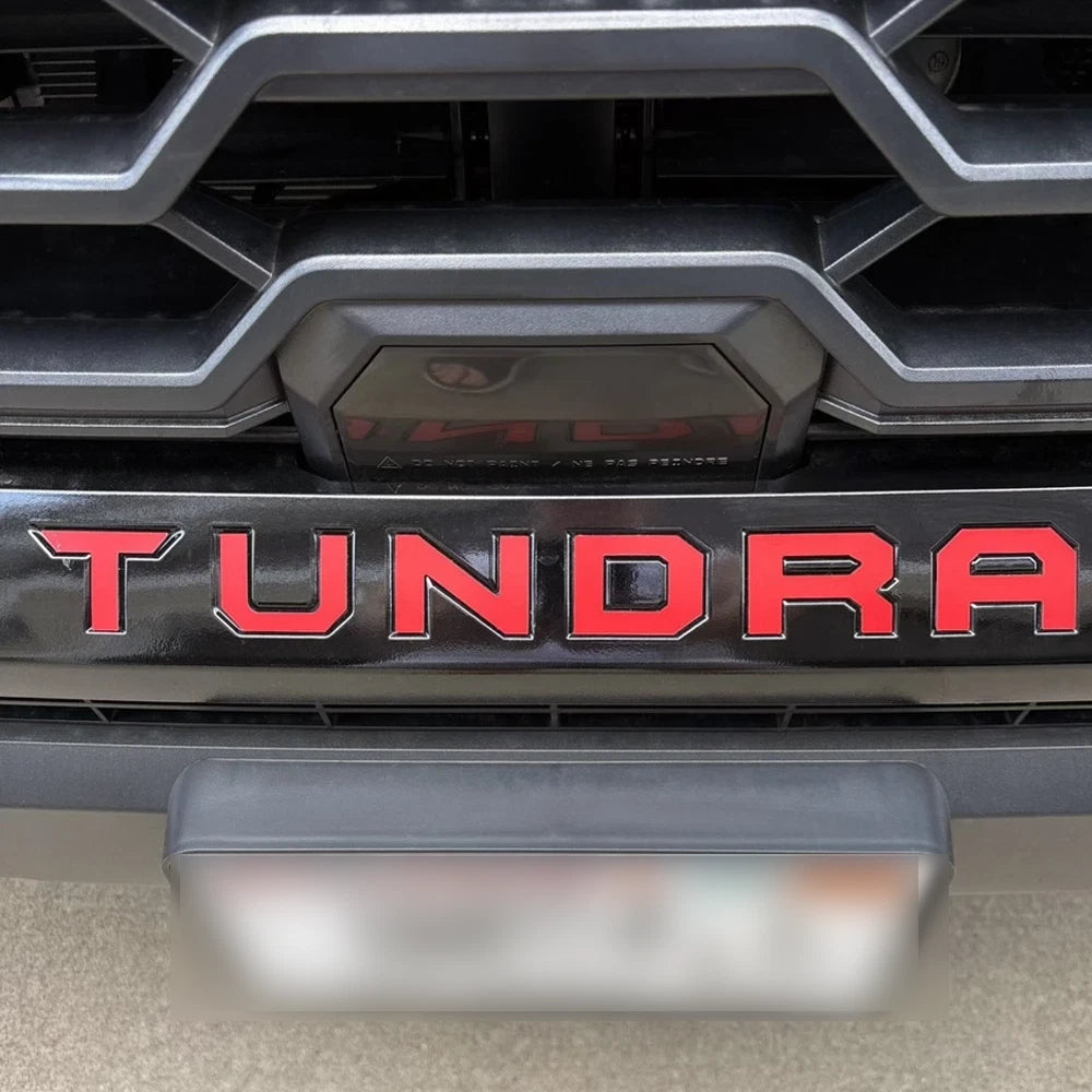 Front Grill Bumper Badge Insert for Tundra (2022–2026)