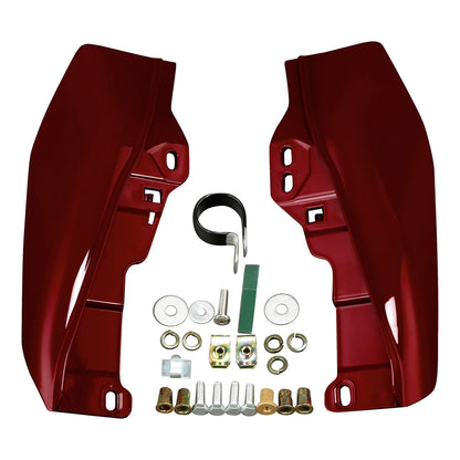 Mid Frame Deflectors for Harley Touring Road Glide (2009–2023) Billiard Red