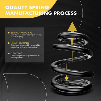 2X Front Coil Springs for Dodge Grand Caravan (2011) VW Routan (2009–2010)