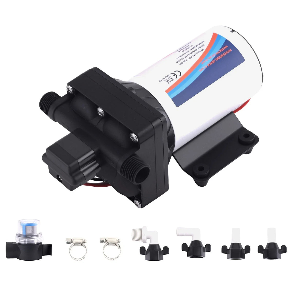 12V Electric Water Pump for Marine Yacht and Irrigation (55 PSI)