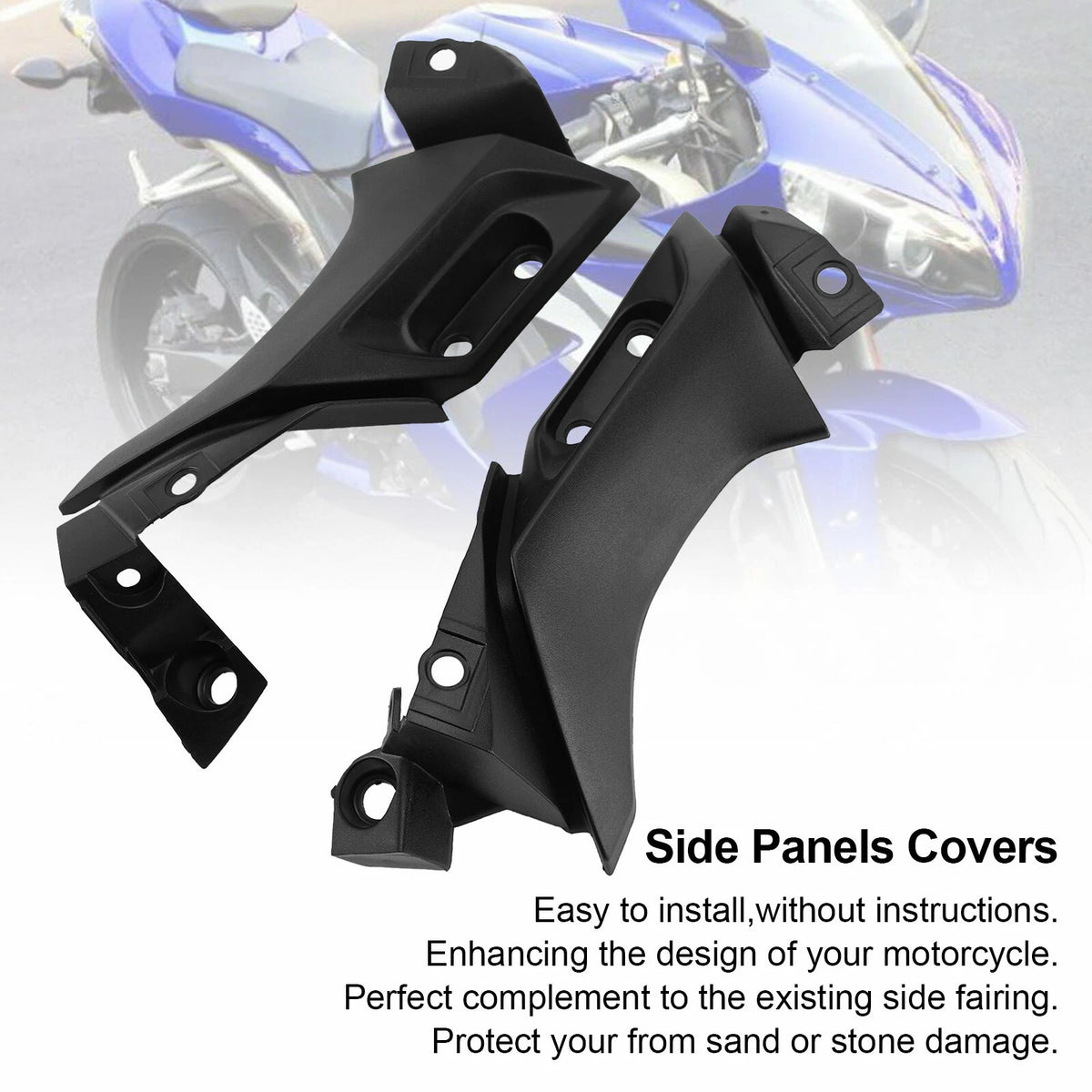 Side Frame Mid Cover Panel for Yamaha YZF R1 (2004–2006) M549-A147-BLK