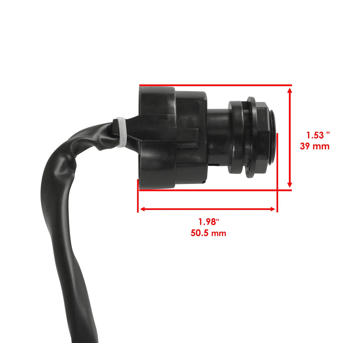 Ignition Key Switch for Yamaha Grizzly 80 YFM80G (2005–2008) Black
