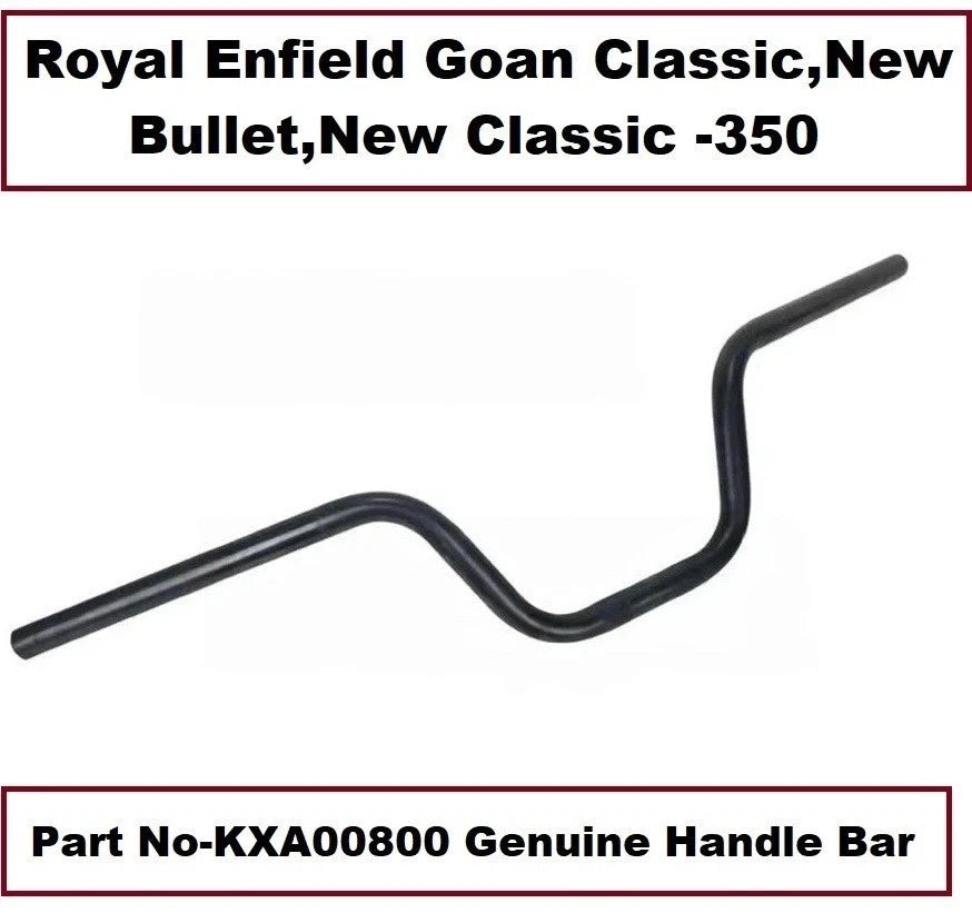 Black Touring Handlebar for Royal Enfield Classic, Bullet & Reborn 350 (KXA00800)