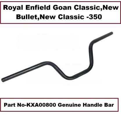 Black Touring Handlebar for Royal Enfield Classic, Bullet & Reborn 350 (KXA00800)
