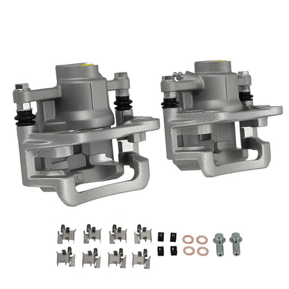 Set of 2 Rear Disc Brake Calipers w/Bracket for Toyota Sienna (2011–2020) 19B7081 19B7080