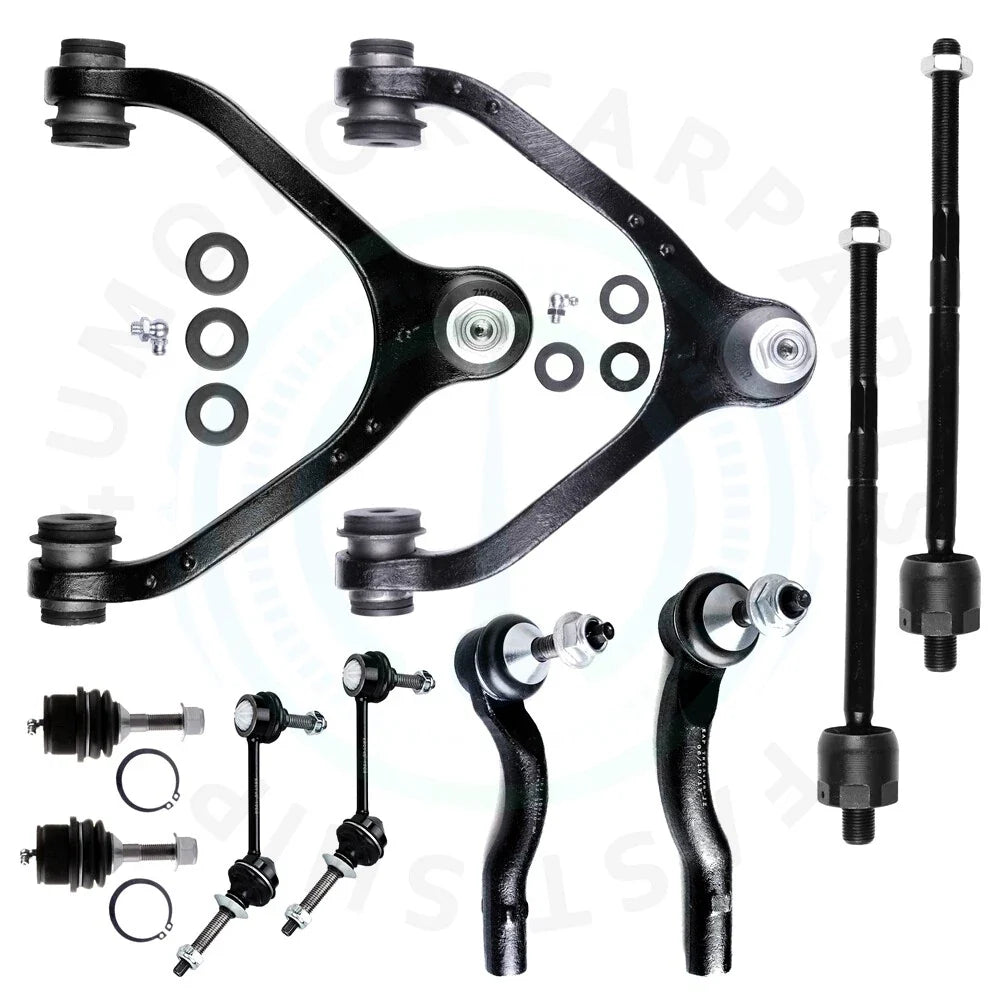 10x Front Upper Control Arm Tie Rod End for Ford Crown Victoria (2003–2011)
