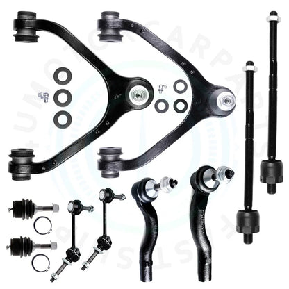 10x Front Upper Control Arm Tie Rod End for Ford Crown Victoria (2003–2011)