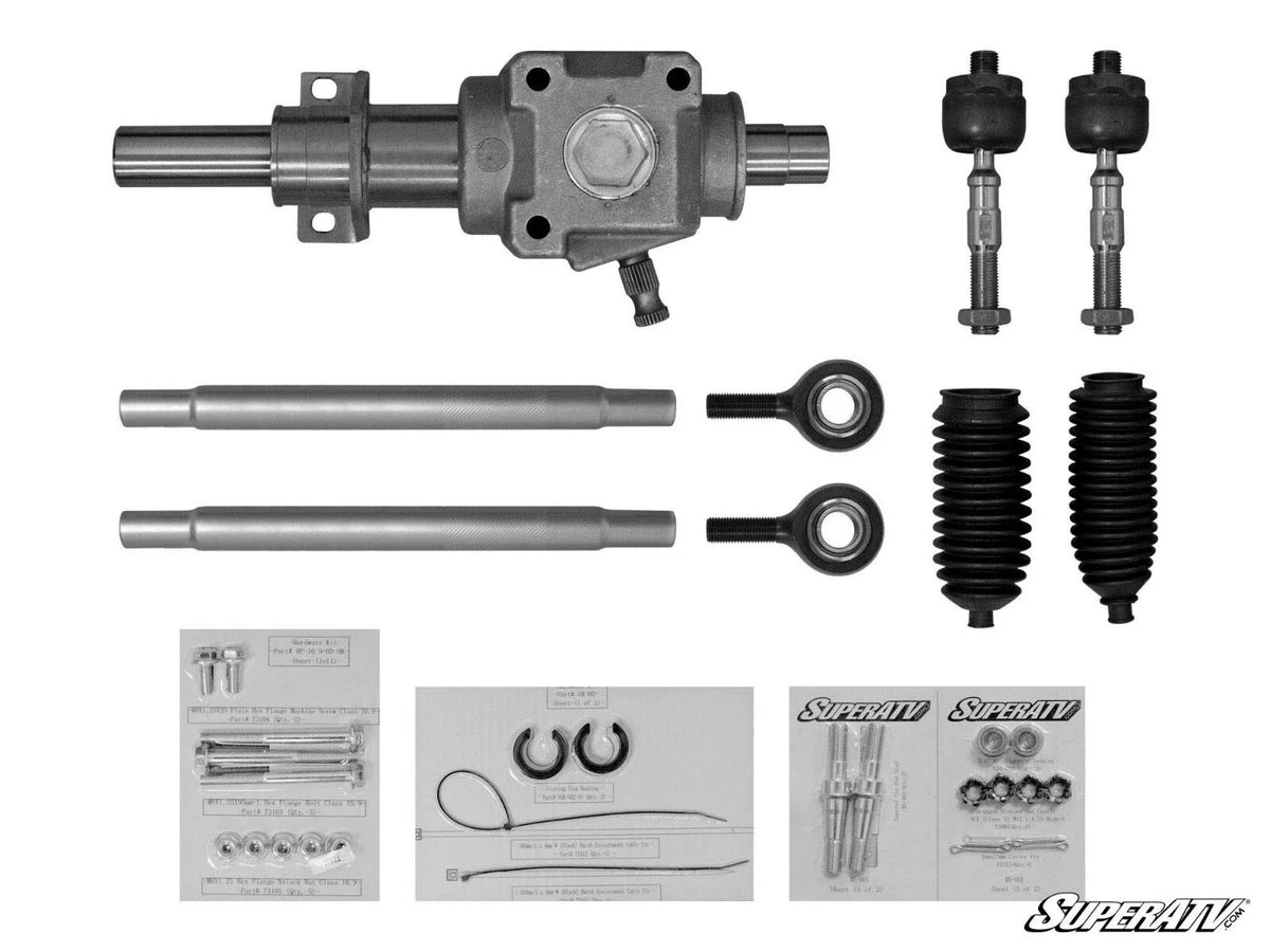 RackBoss Heavy Duty Rack and Pinion for Polaris RZR Trail S 1000 (2021–2023)