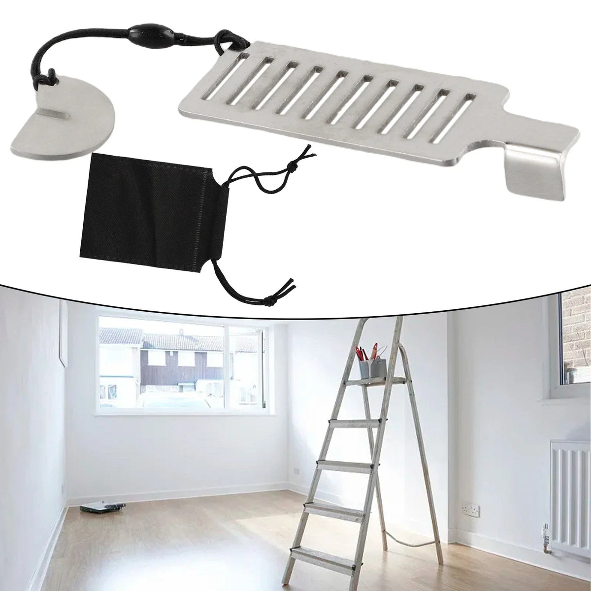 Stainless Steel Portable Door Lock for Universal Use (2010–2023)