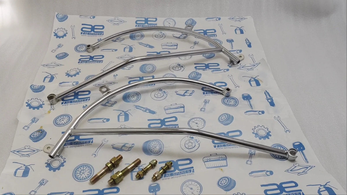 Rear Mudguard Carrier Set for Royal Enfield 500cc (Chrome Plated)