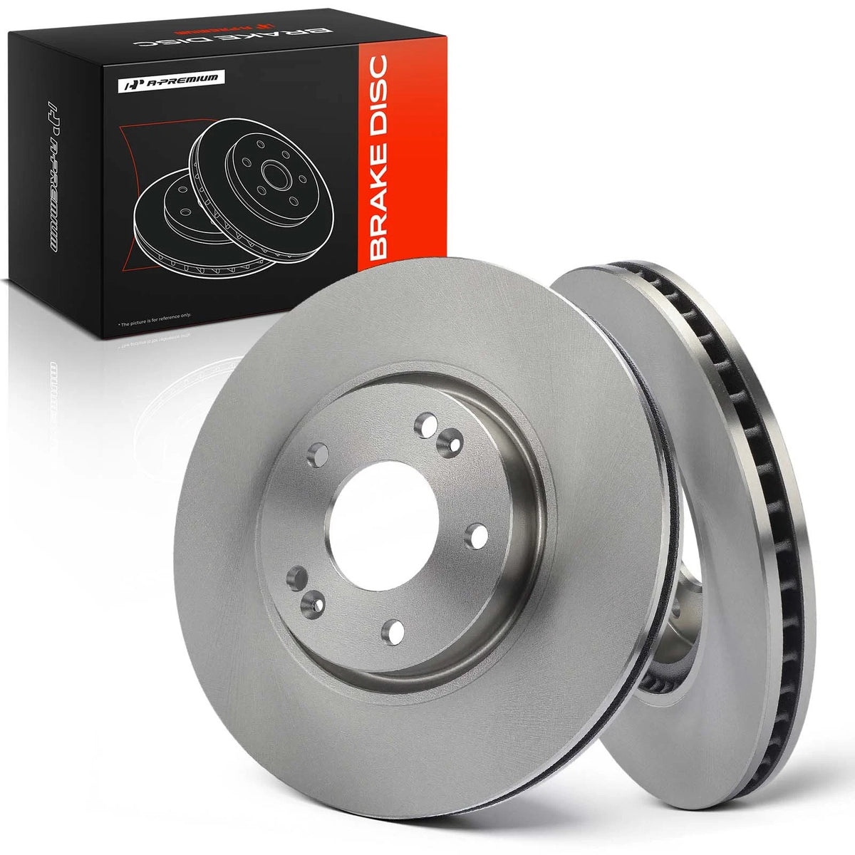 Front Disc Brake Rotors for Hyundai Sonata (2006–2016) - 980460, 980460R, 126449