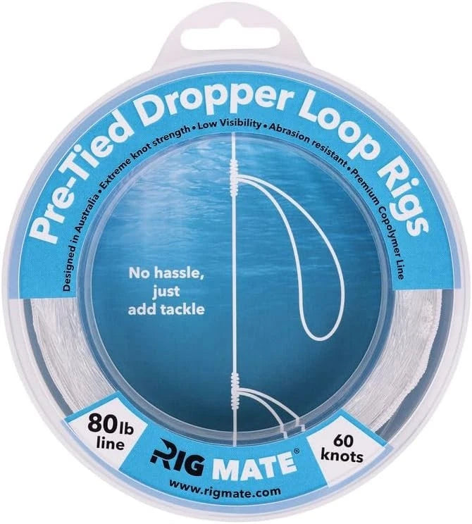 Lightweight Pre-Tied Dropper Loops for Snapper and Bottom Feeders
