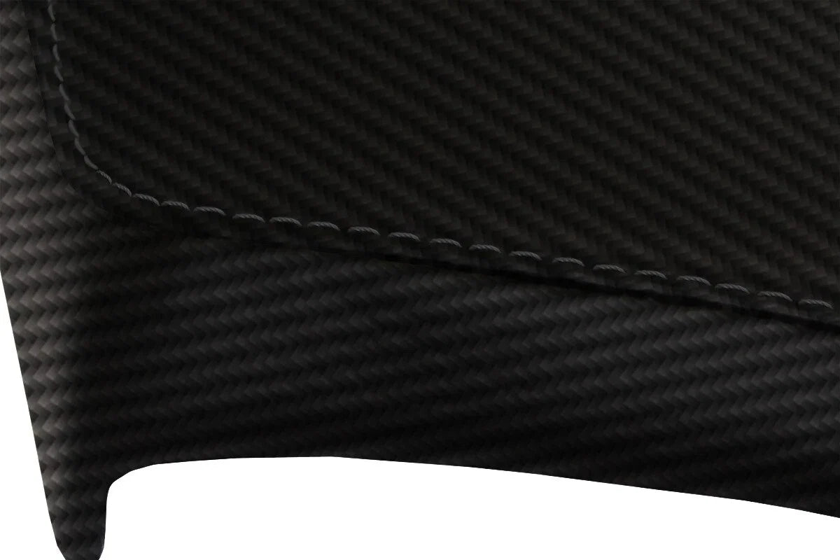 Console Lid Armrest Cover for Cadillac CTS (2015–2019) Carbon Fiber Black