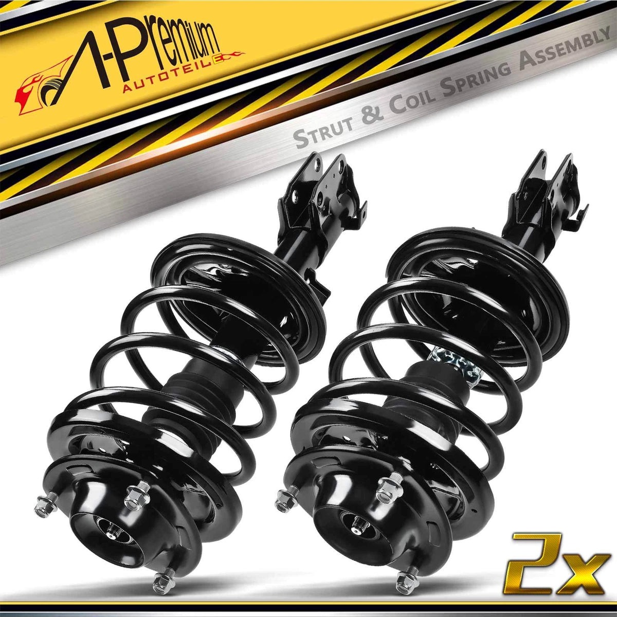 Front Strut w/ Coil Springs Assembly for Chrysler Sebring Dodge Coupe (1331663L, 1331663R)