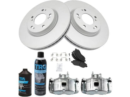 Set of 4 Brake Pads and Rotors for Mitsubishi Lancer (2008–2011) 13422NJMM
