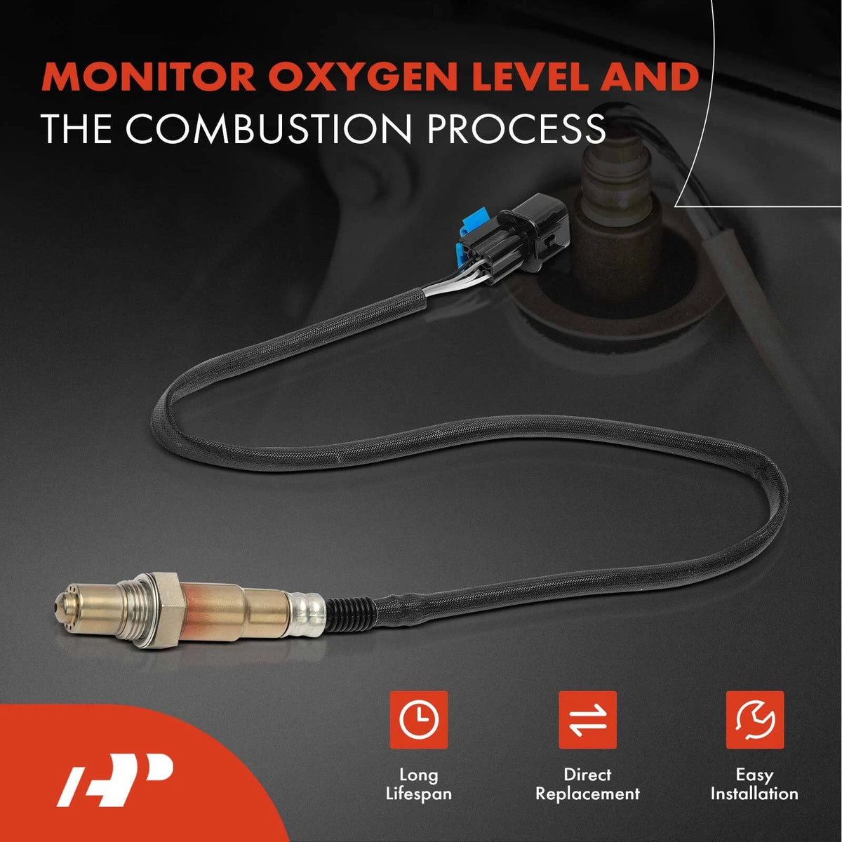 Downstream O2 Oxygen Sensor for Hyundai Elantra, Mitsubishi Outlander (–) 0258986650, 96437061, MD333994