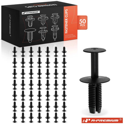 Set of 50 Push Retainer Clips for BMW Rear Bumper Support (51127004445)