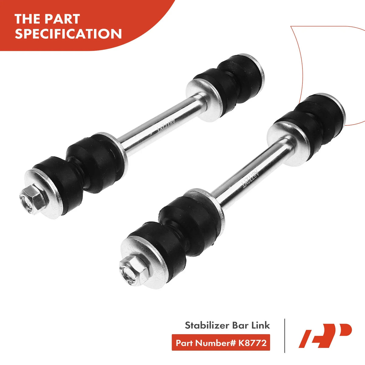 Set of 6 Front Sway Bar Link Tie Rod Ends for Ford F-150 (1997–2003)