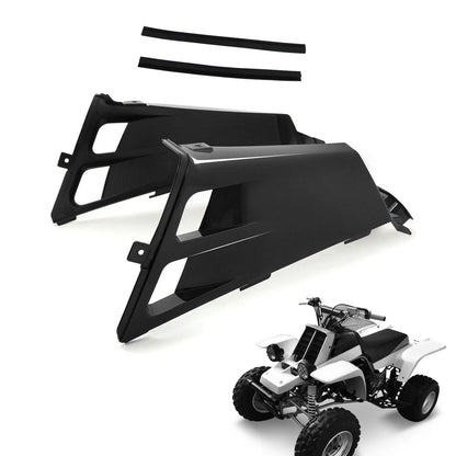 Gas Tank Side Covers for Yamaha Banshee 350 (1987–2006) Black Plastic Wrap