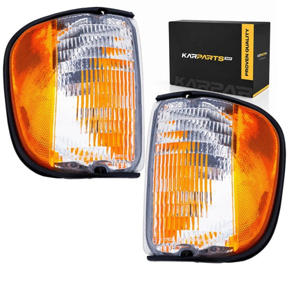 Set of 2 Side Marker Lights for Ford E-450 (2000–2002) PLX-M0-18-3121-01-CL360A6, FO2520122, FO2521122