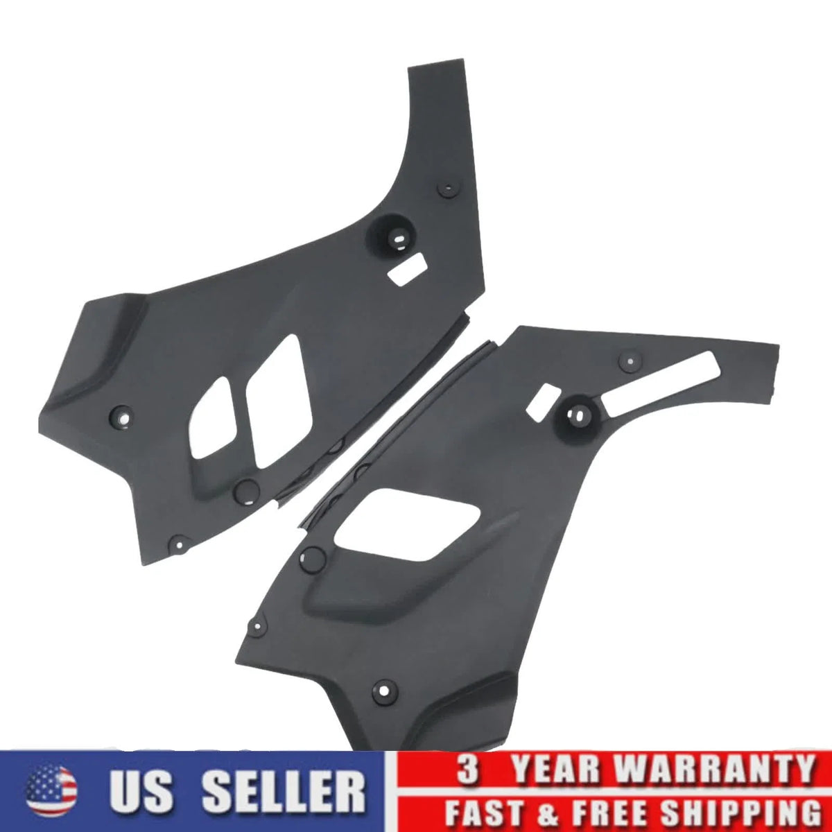 Set of 2 Engine Compartment Side Shield Covers for BMW 530i 540i M550i (2017–2023)