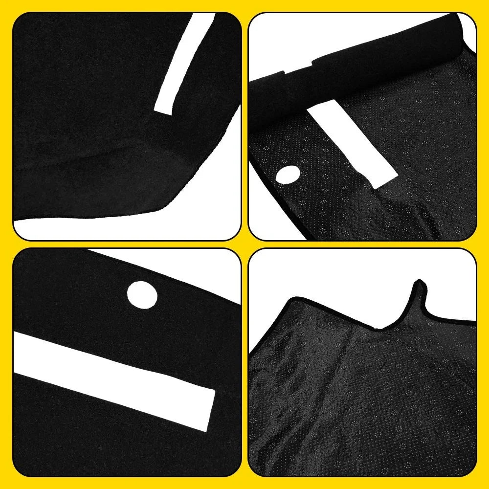 Dashboard Dash Mat Cover Pad for Dodge Ram 1500 2500 (2010–2018) Non-Slip Black