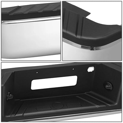 Rear Step Bumper Assembly for Ford F-150 (2004–2006) Chrome w/o Sensor Holes