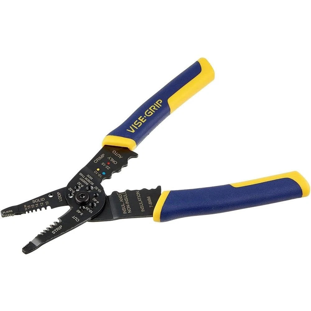 8-Inch Wire Stripper for Automotive Use (Cuts 10-22 AWG)