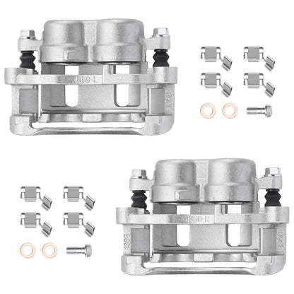 Front Brake Calipers w/ Bracket Pair for Isuzu Hombre (1998–2000)