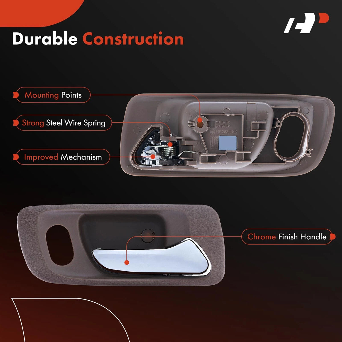 Front Right Door Handle for Honda Odyssey (2000–2004) 72125-S84-A01ZC, 72125-S0X-A21ZC, 82211