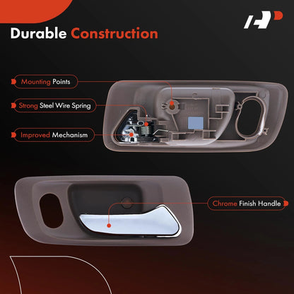 Front Right Door Handle for Honda Odyssey (2000–2004) 72125-S84-A01ZC, 72125-S0X-A21ZC, 82211