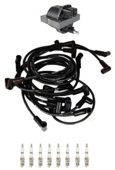 Ignition Wires & Spark Plugs Kit for GMC C3500HD V8 5.7L (1994–1995)